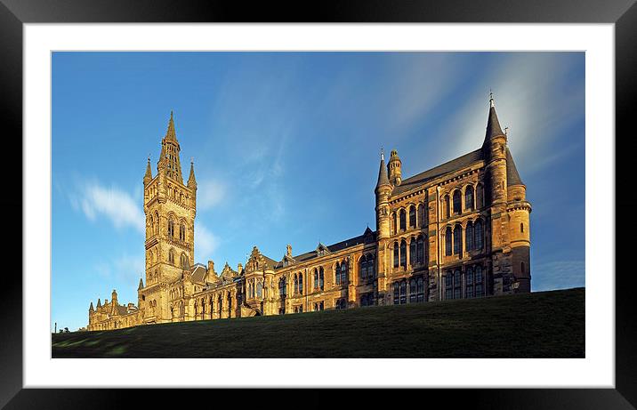University of Glasgow Framed Mounted Print by Maria Gaellman