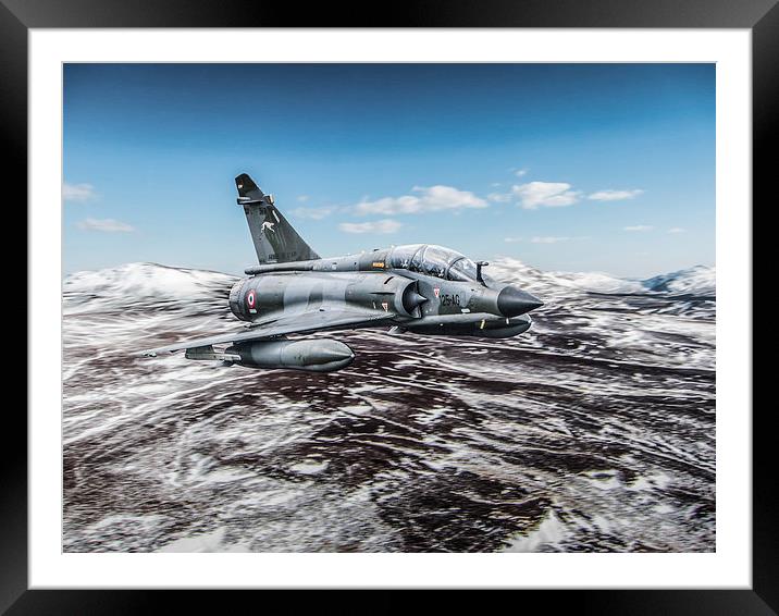 Dassault Mirage 2000N Framed Mounted Print by P H