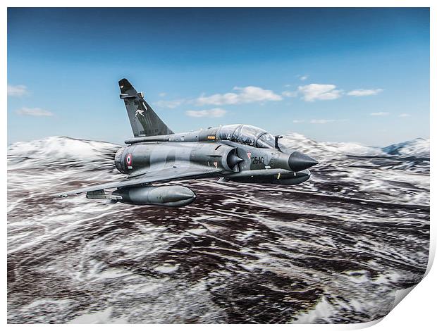 Dassault Mirage 2000N Print by P H