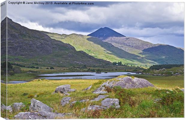 Black Valley Killarney Canvas Print by Jane McIlroy