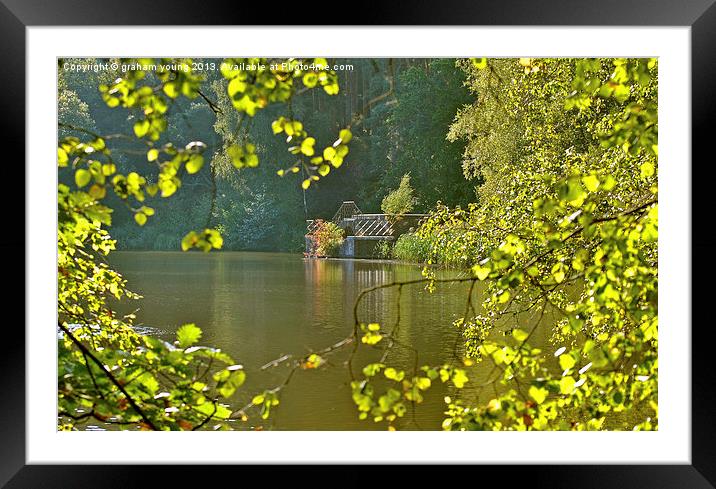 The Boathouse at Stockgrove Framed Mounted Print by graham young