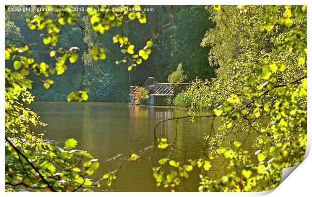 The Boathouse at Stockgrove Print by graham young