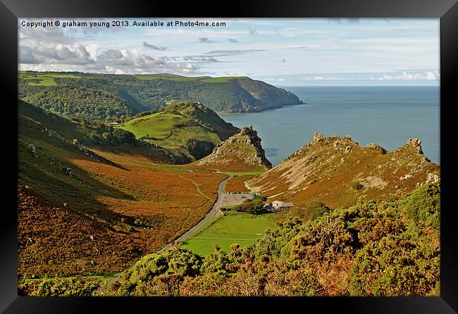 Valley of Rocks Framed Print by graham young