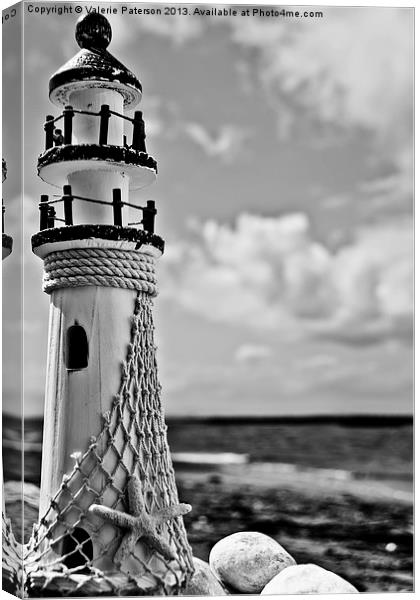 Little Lighthouse Canvas Print by Valerie Paterson