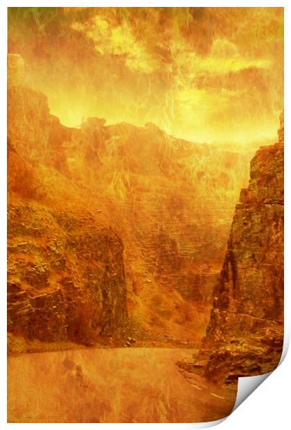 Scorching Gorge. Print by Heather Goodwin