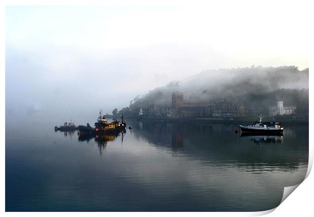 Morning in Oban Print by Tommy Reilly