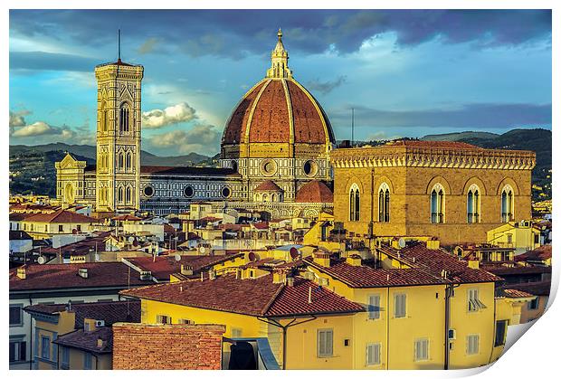 Florence Golden Hour Print by mhfore Photography