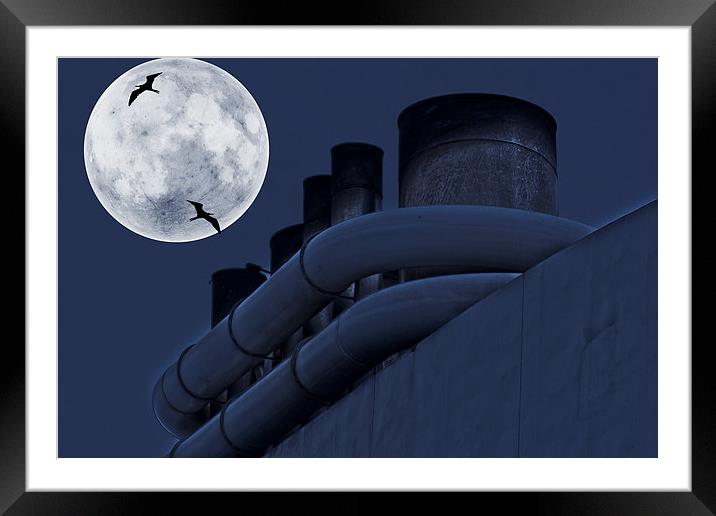 Amorique By Moonlight Framed Mounted Print by Ade Robbins