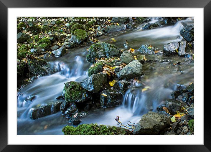 Colourful Flow Framed Mounted Print by George Davidson