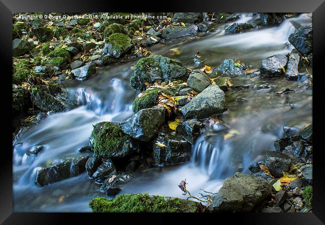 Colourful Flow Framed Print by George Davidson