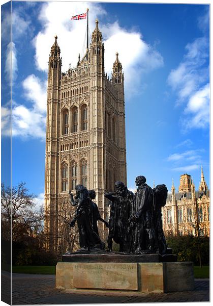 The Burghers of Calais Canvas Print by Jonathan Pankhurst