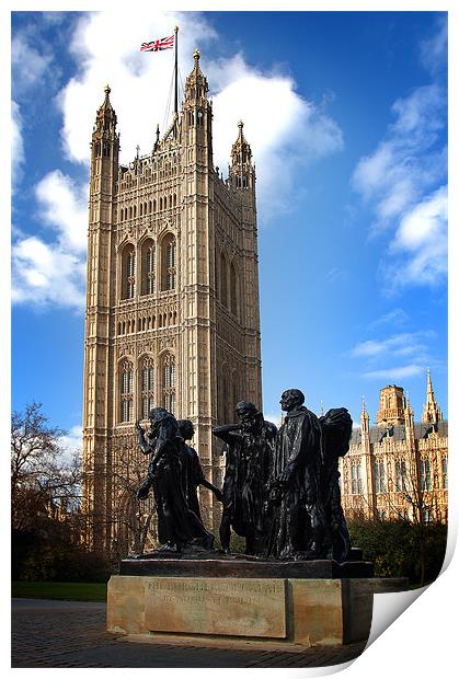 The Burghers of Calais Print by Jonathan Pankhurst