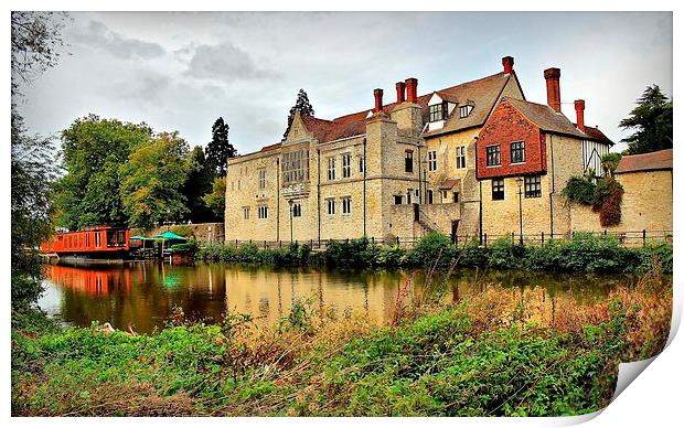 The Archbishops Palace, Maidstone, Kent Print by Robert Cane