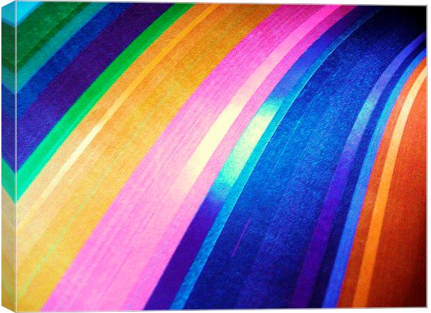 Coloured Curves Canvas Print by james richmond
