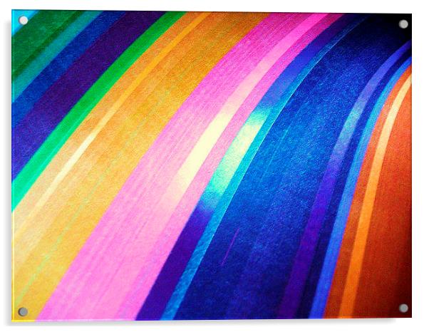Coloured Curves Acrylic by james richmond