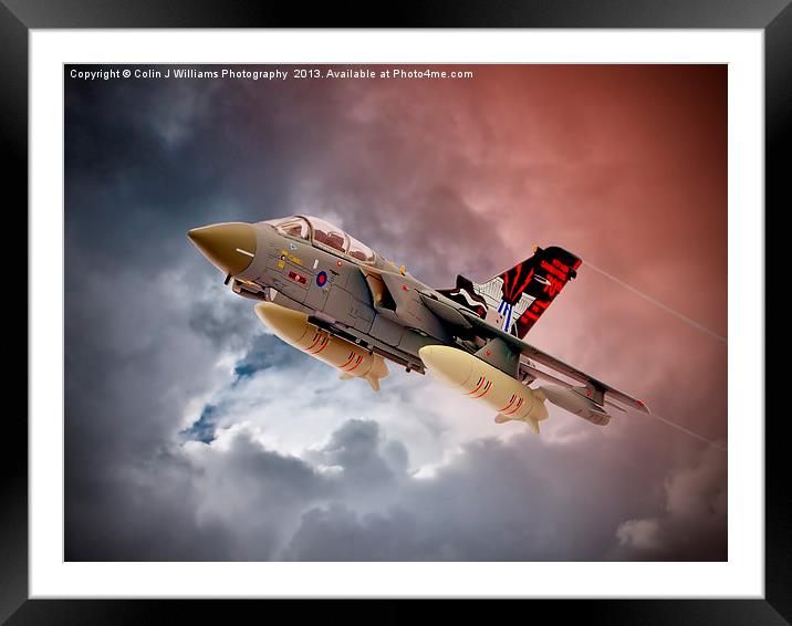 Storming 2 !! Tornado GR4 617 Squadron Framed Mounted Print by Colin Williams Photography
