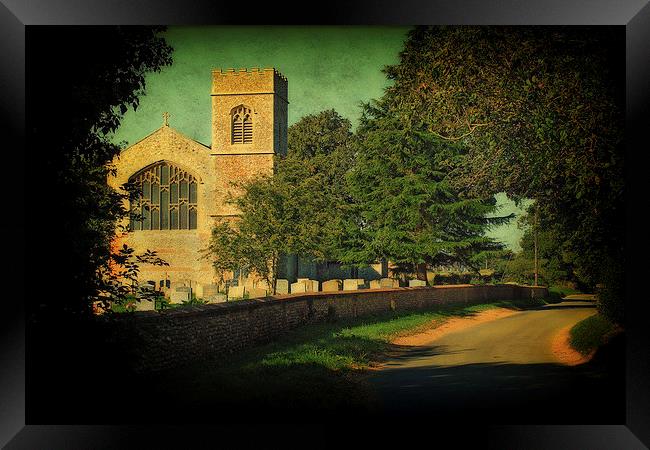 Edgefield Church, Norfolk Framed Print by Julie Coe