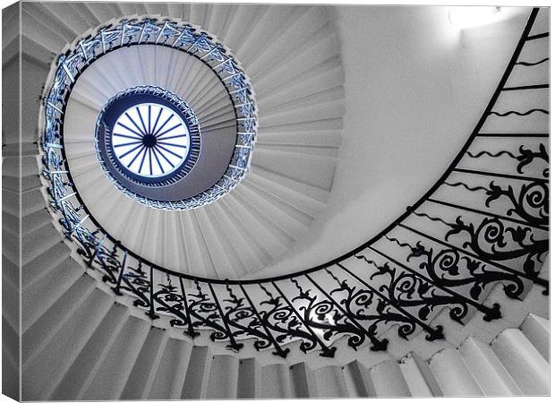 Spiral Stairs Canvas Print by Jan Venter