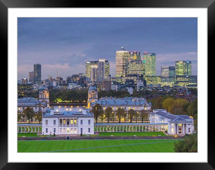 Greenwich Framed Mounted Print by Jan Venter