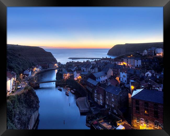 Staithes at Dawn Framed Print by Neil Young
