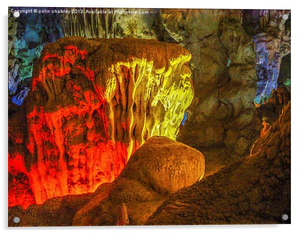 Ha Noi Caves Acrylic by colin chalkley