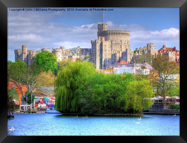 Windsor Castle and the River Thames Framed Print by Colin Williams Photography
