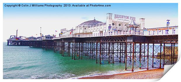 Brighton Pier - The "Palace Pier" Print by Colin Williams Photography