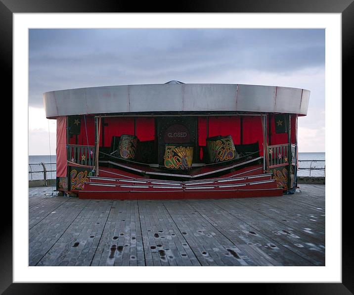 End of The Pier Framed Mounted Print by Victor Burnside
