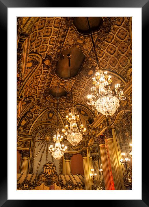 Chandeliers Framed Mounted Print by Panas Wiwatpanachat