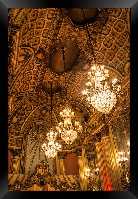 Chandeliers Framed Print by Panas Wiwatpanachat