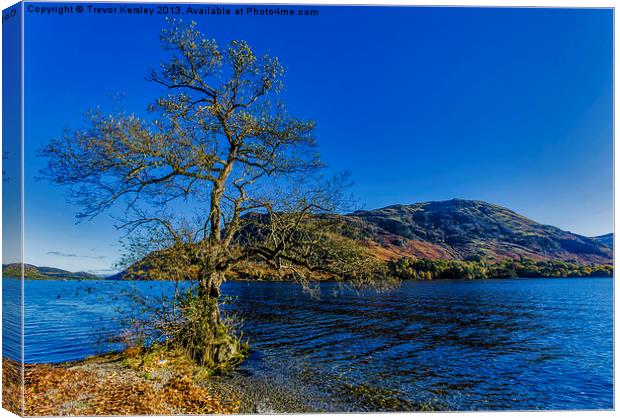 Ullswater Autumn Canvas Print by Trevor Kersley RIP