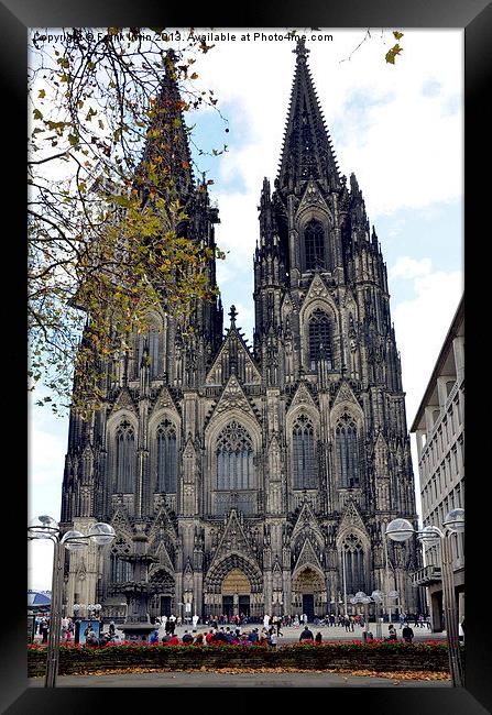 Cologne Cathedral Frontage Framed Print by Frank Irwin