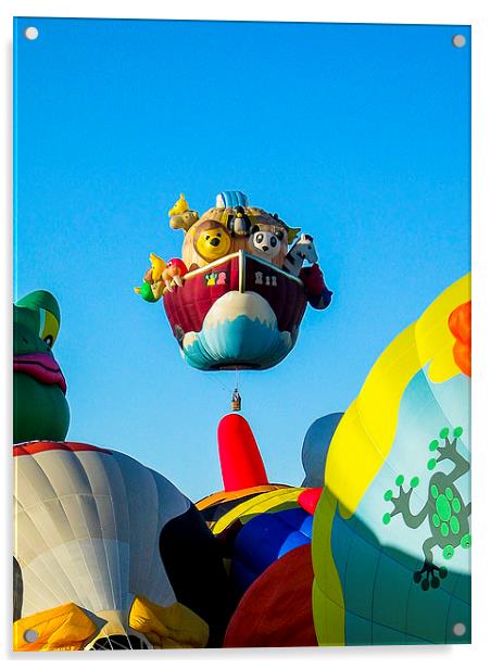 Balloon Fiesta Acrylic by Steven Ralser