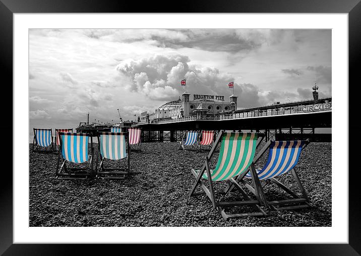 Brighton Pier Framed Mounted Print by Tony Bates