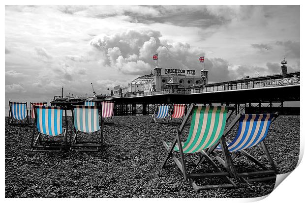 Brighton Pier Print by Tony Bates
