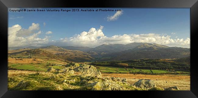 The Duddon Valley Framed Print by Jamie Green