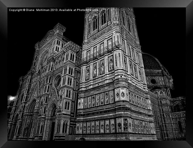 Duomo, Florence, Italy Framed Print by Diane  Mohlman