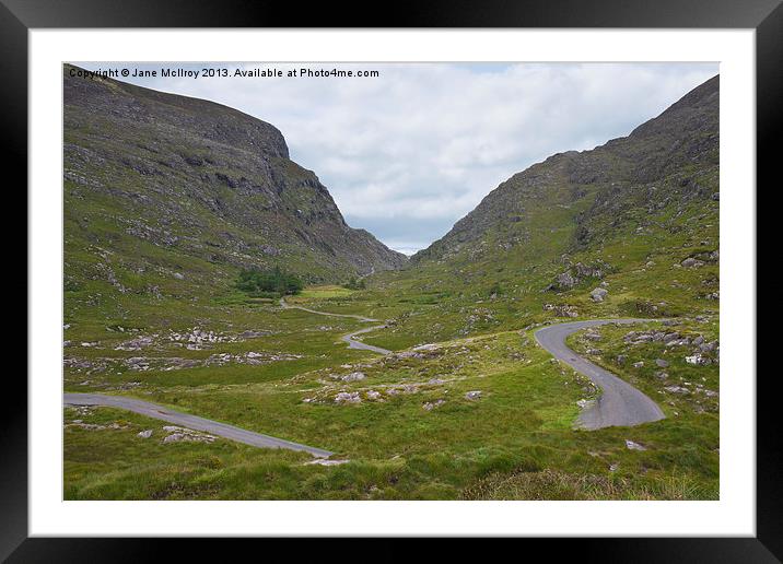 The Gap of Dunloe Framed Mounted Print by Jane McIlroy