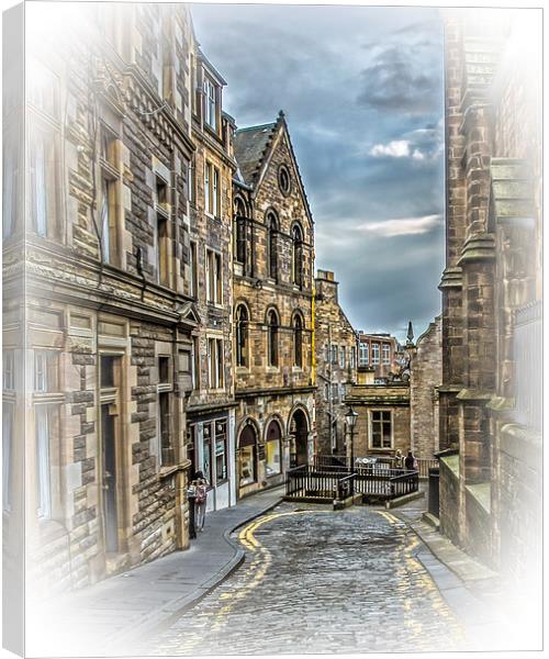 Upper Bow from Royal Mile Canvas Print by Tylie Duff Photo Art