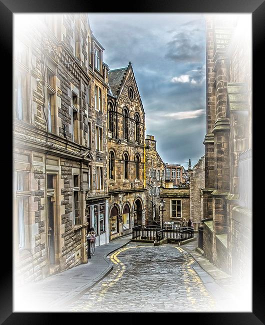 Upper Bow from Royal Mile Framed Print by Tylie Duff Photo Art