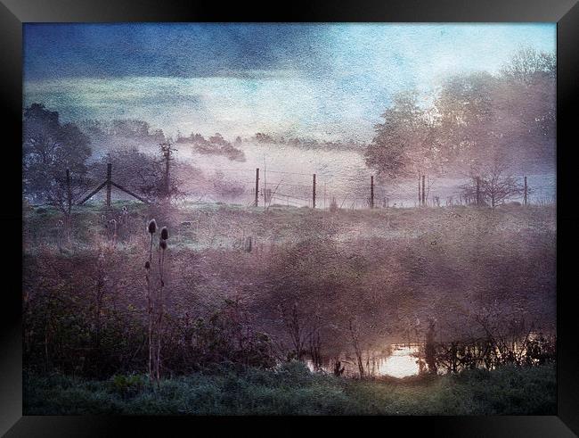 Rising Mist Framed Print by Dawn Cox