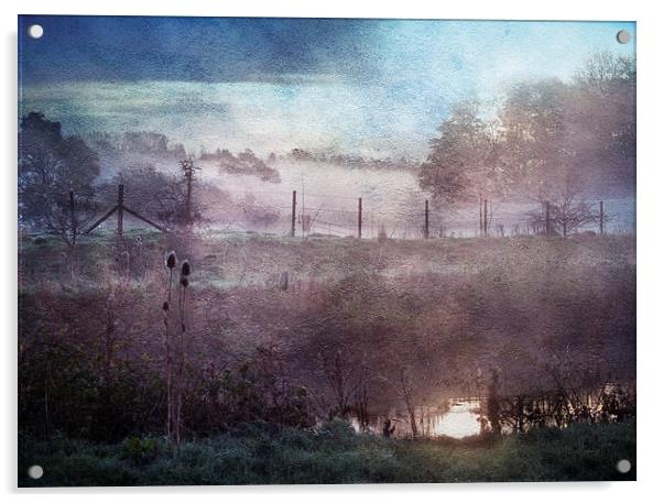 Rising Mist Acrylic by Dawn Cox