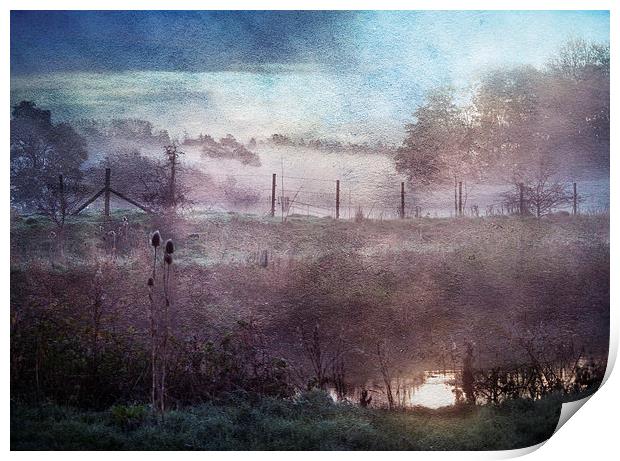 Rising Mist Print by Dawn Cox