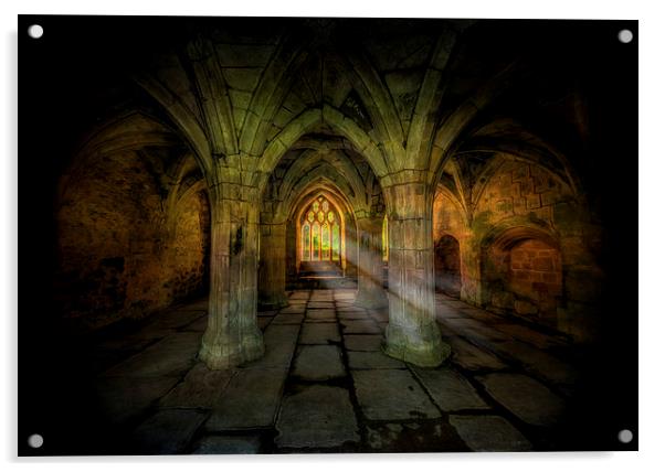 Abbey Sunlight Acrylic by Adrian Evans