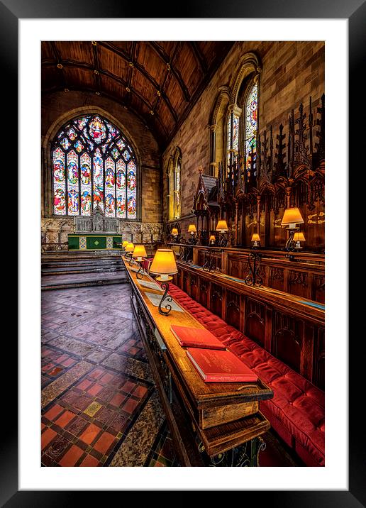 Cathedral Lamps Framed Mounted Print by Adrian Evans
