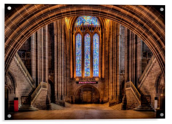 Cathedral Glass Acrylic by Adrian Evans