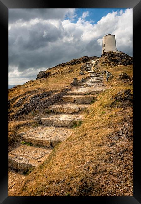 Lighthouse Way Framed Print by Adrian Evans