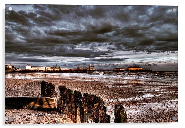 storm over clacton-on-sea Acrylic by Doug McRae