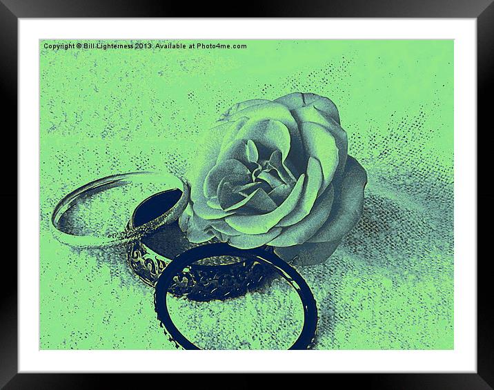 The Bangles and the Rose Framed Mounted Print by Bill Lighterness