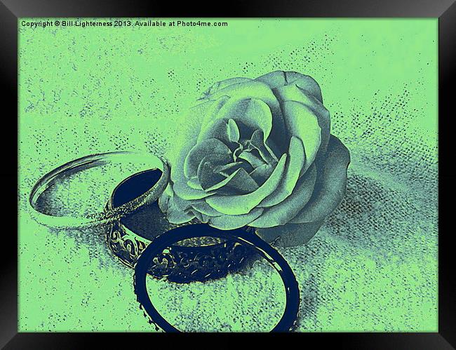The Bangles and the Rose Framed Print by Bill Lighterness
